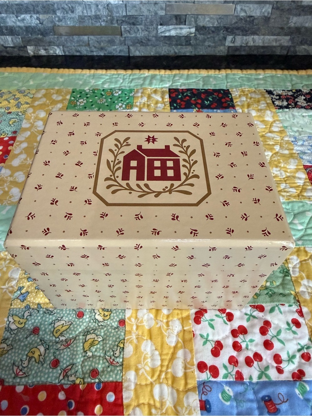 Vintage Avon Granny Core Recipe Box